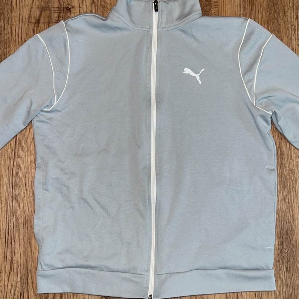 Puma Light Blue Track Jacket